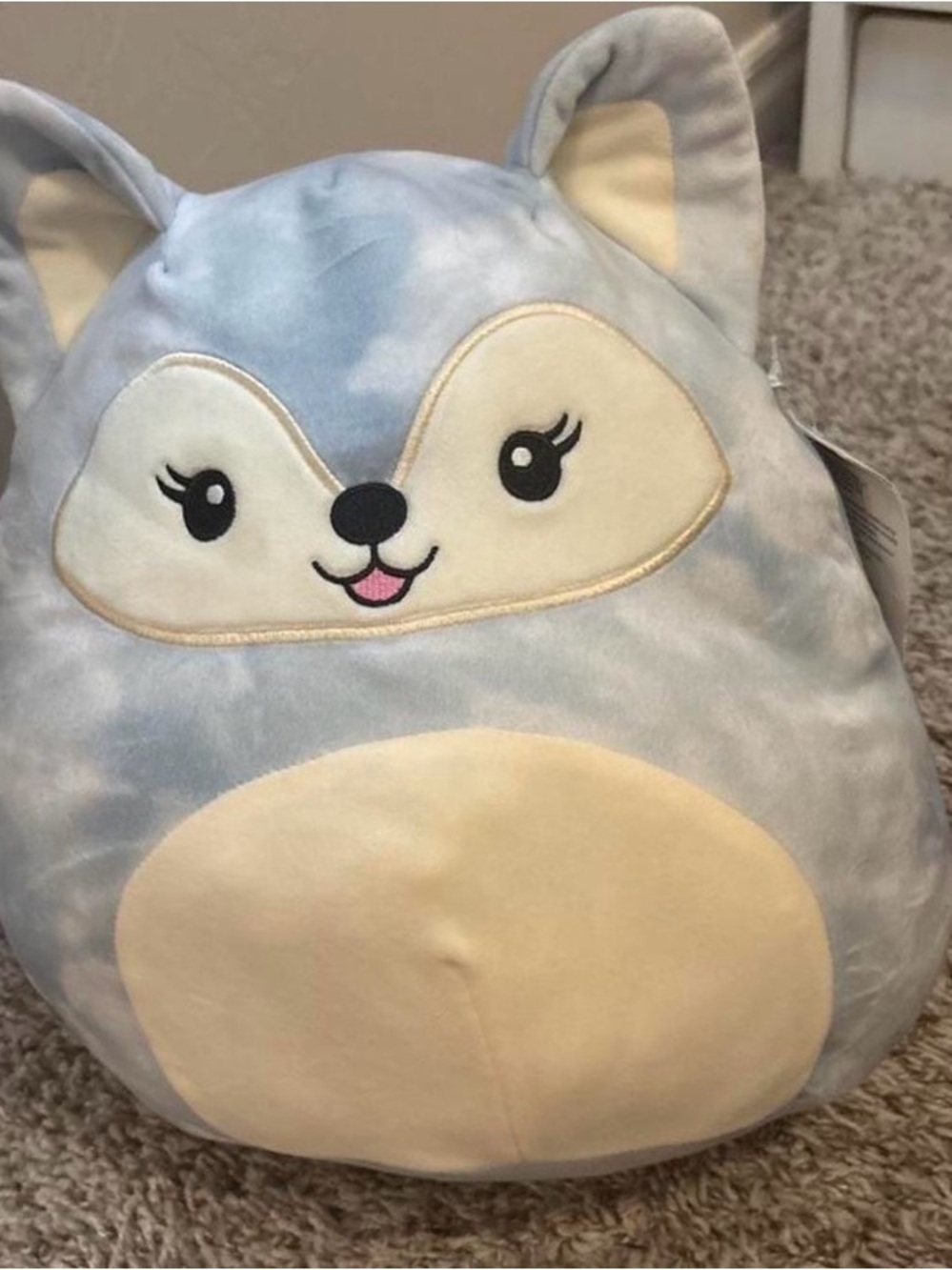 Squishmallow Plush Blue Fox